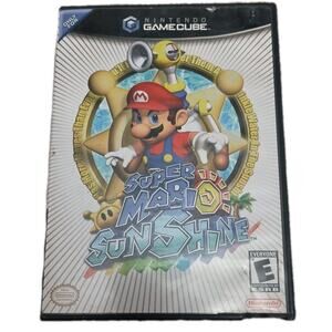 Super Mario Sunshine (Nintendo GameCube, 2002) CIB Complete With Manual